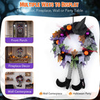 SHAVINGFUN Halloween Wreath-Halloween Wreaths for Front Door