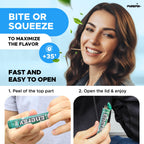 PurePix Energy Flavored Toothpicks with B12 & L-Theanine in 5 Bold Flavors (Apple Mint, Blurazz Ice, Cinnamon Ice, Spearmint, Strawberry Ice), 20mg Caffeine Birchwood Infused Toothpick, (5×20 Count)