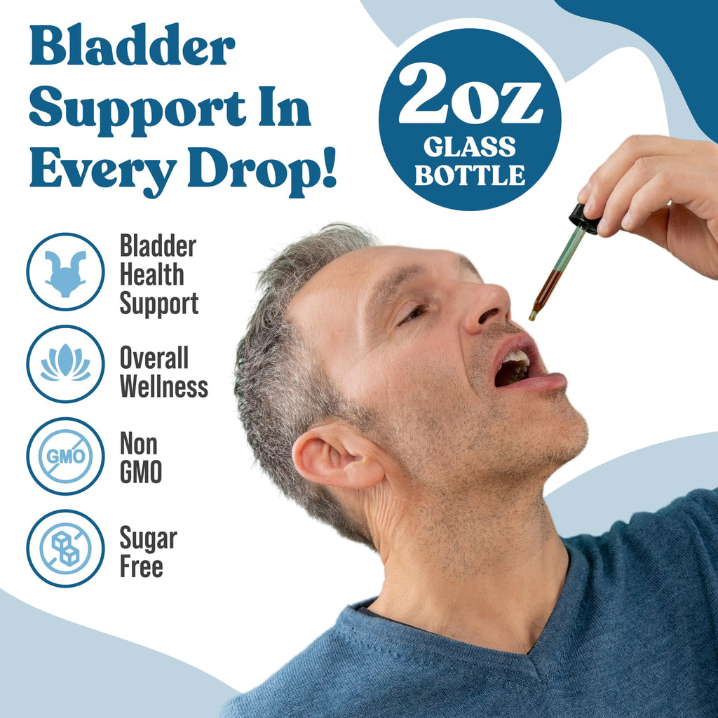 Rejuvica Health BladderPro for Men and Women - Bladder Support Supplement - Liquid Delivery for Better Absorption - Pumpkin Seed, Uva Ursi, Goldenrod and More