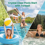 TOREAD PCC130 Pool Filter Replaces Pentair CCP520, R173578, PCC130, Ultral-A7, Unicel C-7472, Filbur FC-1978, FC-6475, Clean and Clear Plus 520, 817-0143, 178585, 4 X 130 sq. ft. L x OD:32 1/16"x 7"