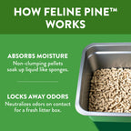 Feline Pine Platinum Non-Clumping Cat Litter 17lb
