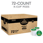 Green Mountain Breakfast Blend Coffee, K-Cup Pods, 72 Count