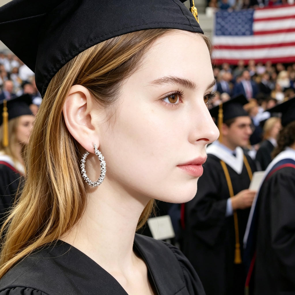 Milan Chiva 14K Gold Hoop Earrings for Women