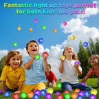SHQDD 24PCS Light Up Ball, Bouncy Balls for Kids, Halloween Party Favors