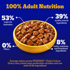 Pedigree Choice Cuts In Gravy Adult Canned Soft Wet Dog Food With Beef, 22 oz. Cans (12 Count, Pack of 1)