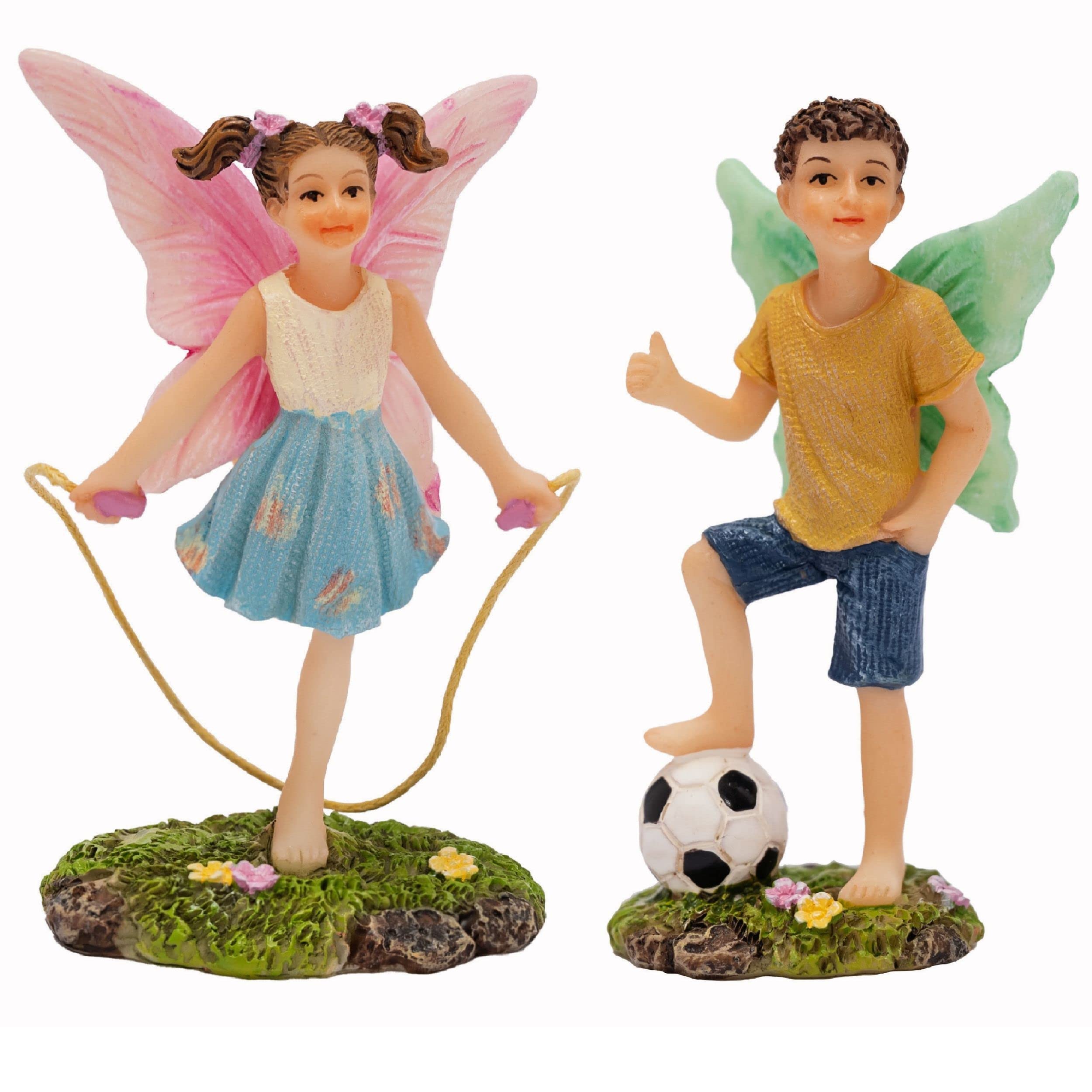 PRETMANNS Fairies for Fairy Garden Accessories Outdoor 2-Piece Fairy Set