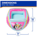 Swimways Barbie Inflatable Water Boat Vehicle, Inflatable Pool Floats and Kids Pool Toys, Barbie Pool Party Supplies for Kids Aged 3 & Up