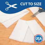 20 Pack of 6 x 9 White Non Scratch Non-Woven Pads for Buffing Cleaning Polishing and Multi Purpose Use in Your Home Workshop or DIY Garage Shop