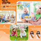 Bememo 100 Pcs Little Jesus Figures Jesus Loves You Original Design Pocket Rubber Little Figures to Hide and Seek Sunday Religious Party Share Easter Gifts(Orange)