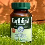 EarthFirst Organic Once Daily Multivitamin for Women 50+, Supports Bone Strength, Energy, and Heart Health, 60 Count