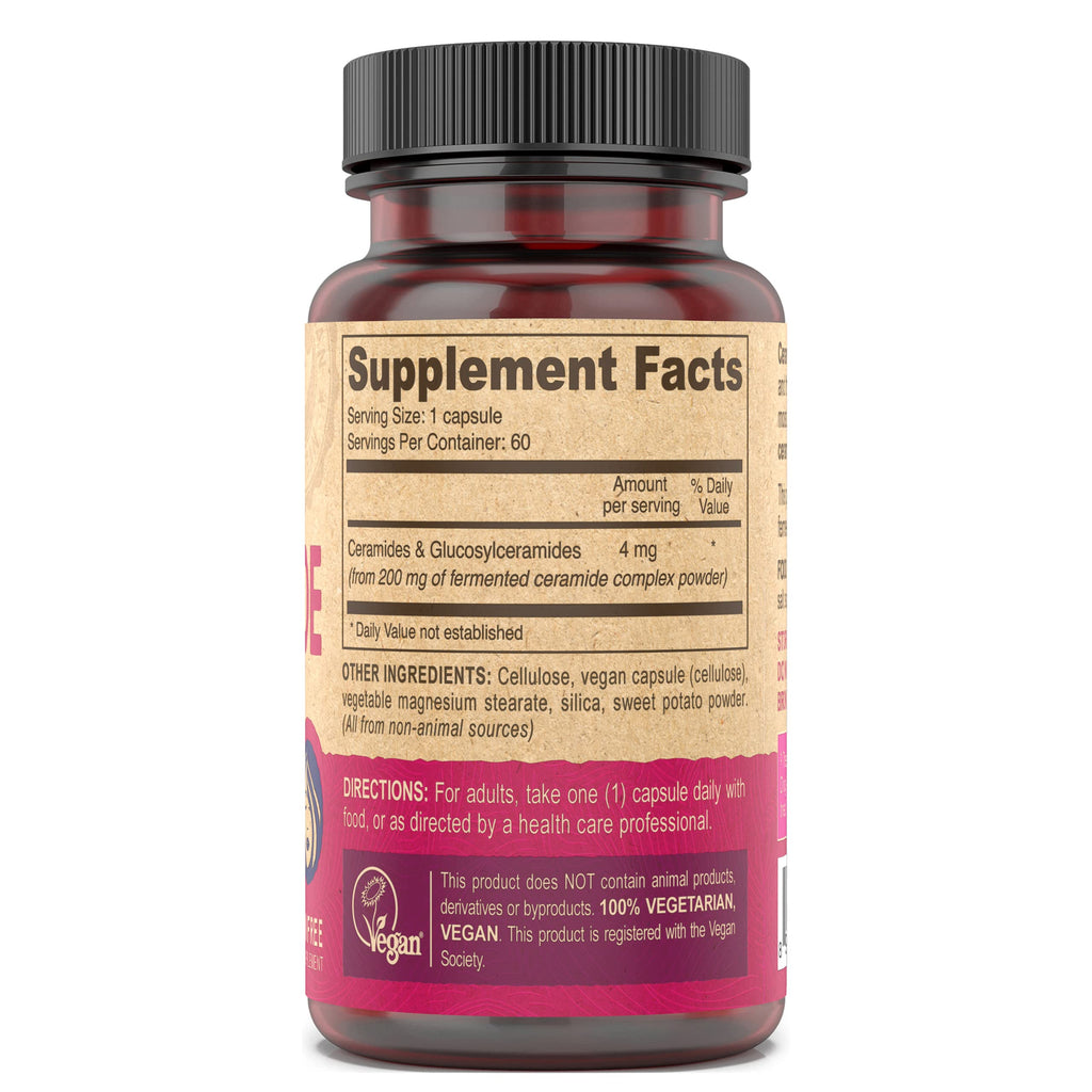 DEVA Vegan Vitamins Skin Restoring Ceramide Supplement Tablets, 60 Count, (Pack of 2)