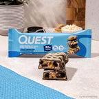 Quest Nutrition Overload Protein Bars, Cookie Commotion, 20g Protein, 1g Sugar, 3g Net Carbs, Gluten Free, 12 Count