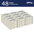Kleenex® Professional Facial Tissue, Bulk (21606), 2-Ply, White, Flat Facial Tissue Boxes for Business (125 Tissues/Box, 48 Boxes/Case, 6,000 Tissues/Case)
