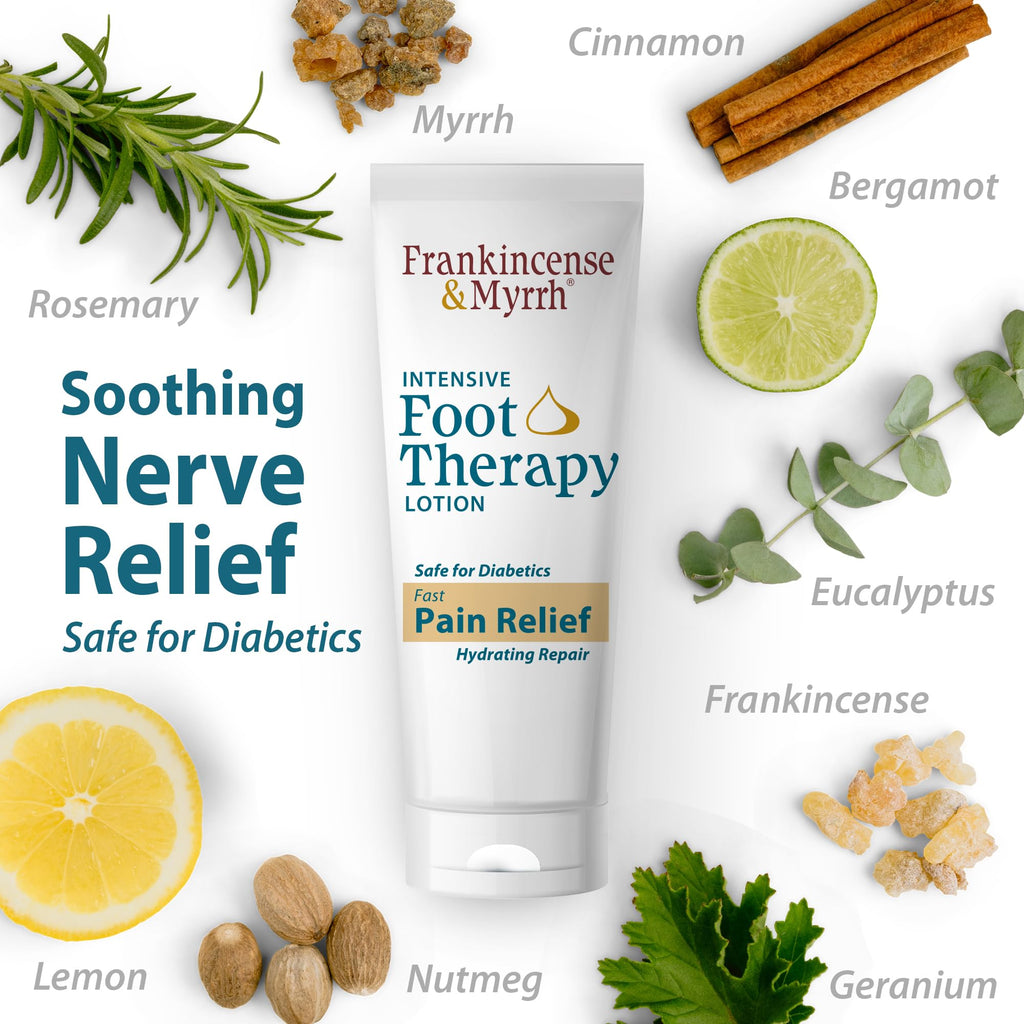 FRANKINCENSE & MYRRH Intensive Foot Therapy Lotion, Restless Leg 3oz, 2Pack