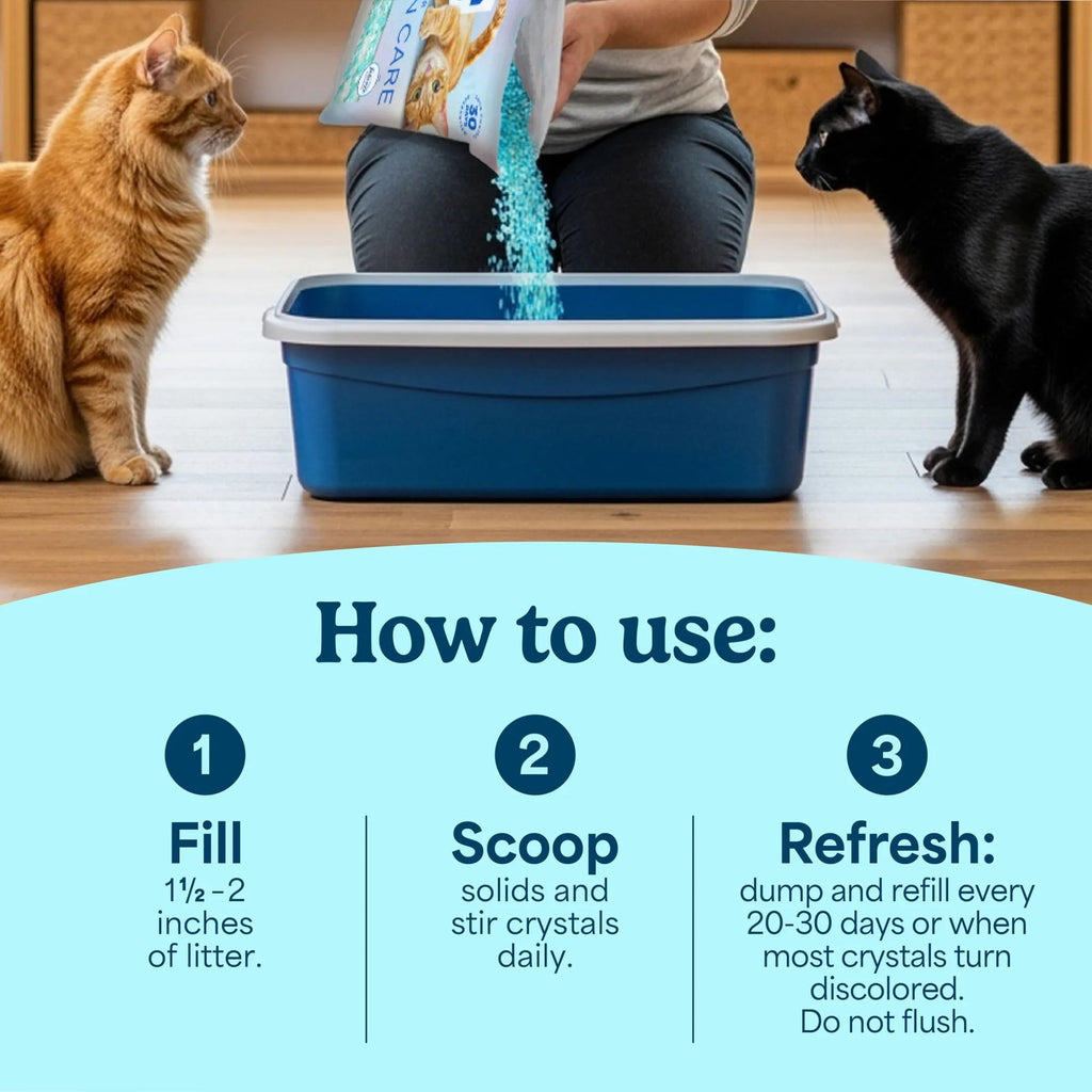 Fresh Step Clean Care Crystal Cat Litter, 8 lb., 2 Pk
