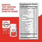 Geritol, Multivitamin Supplement, Contains B-Vitamins, Antioxidants, Vitamins C, E & D and Iron, 27 Essential Vitamins and Minerals, Gluten-Free, Non-GMO, No Artificial Sweeteners, 100 Tablets, 3 Pack