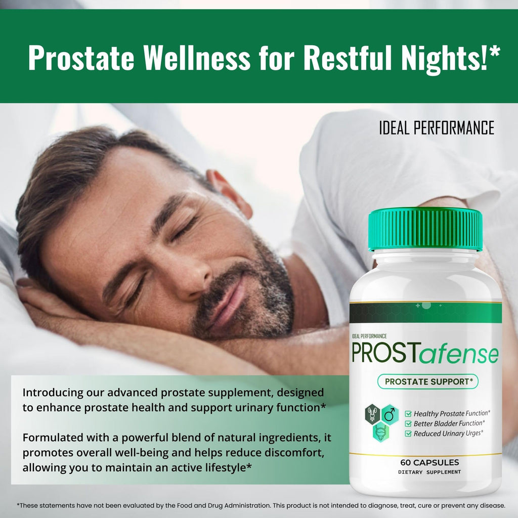 Prostafense Prostate Health Supplements for Men Capsules, Official Prostafense All Natural Support Pills - Maximum Strength, Premium Formula for Daily Wellness, Prosta Fense Reviews (2 Pack)