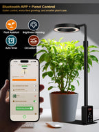 GLOWRIUM Smart Grow Lights for Indoor Plants, Full Spectrum LED Plant Light