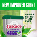 Cascade Platinum Dishwasher Pods, Dishwasher Detergent, Dish Detergent Soap, Fresh, 12 count