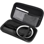 Large Magnifying Glass with 37 LED Light and Case, 10X 20X 45X Handheld Illuminated Lighted Magnifier with 3 Light Modes Rechargeable Magnifying Glass for Seniors Reading, Inspection (White & Black)