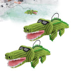 ZYIDBNG Crocodile Hot Tub Scum Absorber Reusable Washable Hot Tub Sponge Scum Absorber for Spa Hot Tub Oil Scum Absorber Hot Tub Accessories for Adults (2 Pack, Crocodile)