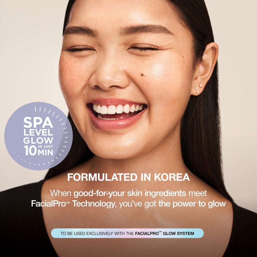 Shark FacialPro Glow Replenishment Kit, Derm Detox AHA + BHA Exfoliating Gel & Hydro Infuse BHA Hydrator, Spa-Level Exfoliation & Hydration, Compatible with FacialPro Glow System, XSKFH3