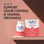 AZO® Boric Acid Vaginal Suppositories for Women, Helps Support Odor Control with Clinically Studied Boric Acid, Non-GMO, 30 Count