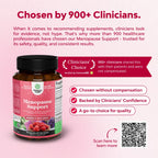 Natures Craft Complete Herbal Menopause Supplement for Women - Female Hormone Balance Capsules for Night Sweats Hot Flashes & Mood Swings with Dong Quai, Chaste Berry & Black Cohosh Root - 60 Count