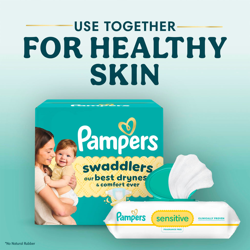Swaddlers Diapers, Size 5 (20-37 lbs), 132 Count, Fragrance Free, Hypoallergenic, Absorbent, Pediatrician Recommended, Skin Safe