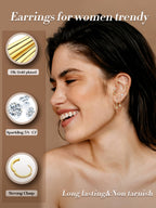 Flat Back Cartilage Earrings for Women Trendy Dainty CZ Flatback Studs