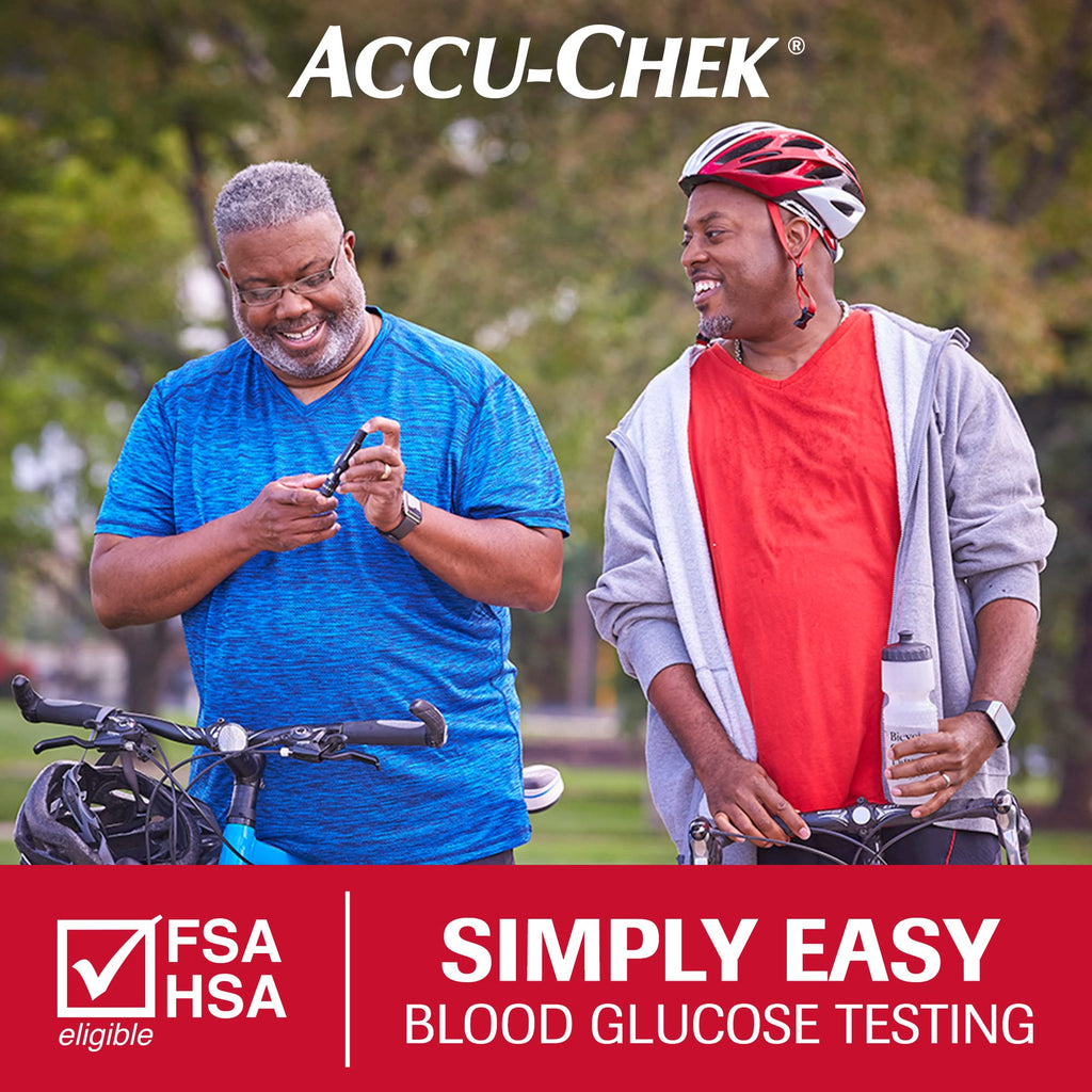 Accu-Chek Guide Glucose Test Strips for Diabetic Blood Sugar Testing (Pack of 100)