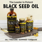 MAJU's Black Seed Oil 16oz: 3X Thymoquinone, Cold Pressed, 100% Turkish Black Cumin Nigella Sativa Seed Oil (Better Than Organic), Non-GMO, 100% Liquid Pure Blackseed, Glass Bottle