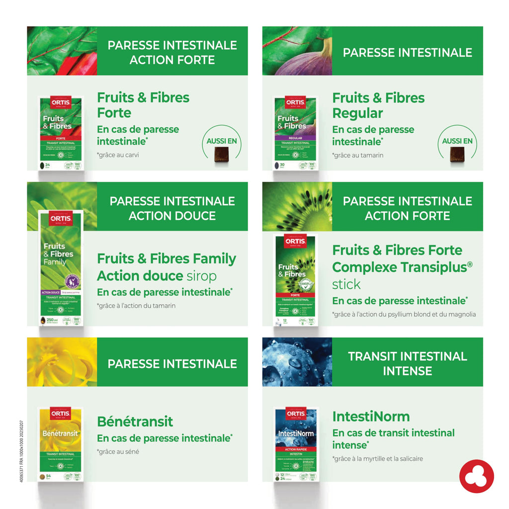 Ortis Fruits & Fibres Regular 24 Cubes