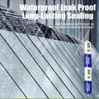 9900 Sealant Waterproof, Silicon Waterproof Sealant, Permanent Solution for Roof & Wall Cracks, Outdoor Water Proof Exterior Sealants Heat Resistant, Tear and Stretch Resistance (White,1Pc)