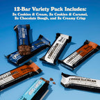 Barebells Protein Bars People's Choice Variety Pack – 12 Bars, Nutritious Snacks with 20g of High Protein - Chocolate Treat with 1g of Total Sugars - Perfect on The Go Breakfast Bars