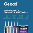 24-Pack of 10 Oz. Geocel GC55103 Black 4500 Roof Bonding Sealant