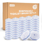 50 Count Toilet Wand Refills Compatible for Clorox, 5X Cleaning Power Toilet Bowl Cleaners & High-Density Disposable Toilet Brush Scrubber - No Falling Apart, Instant Foam Cleaning