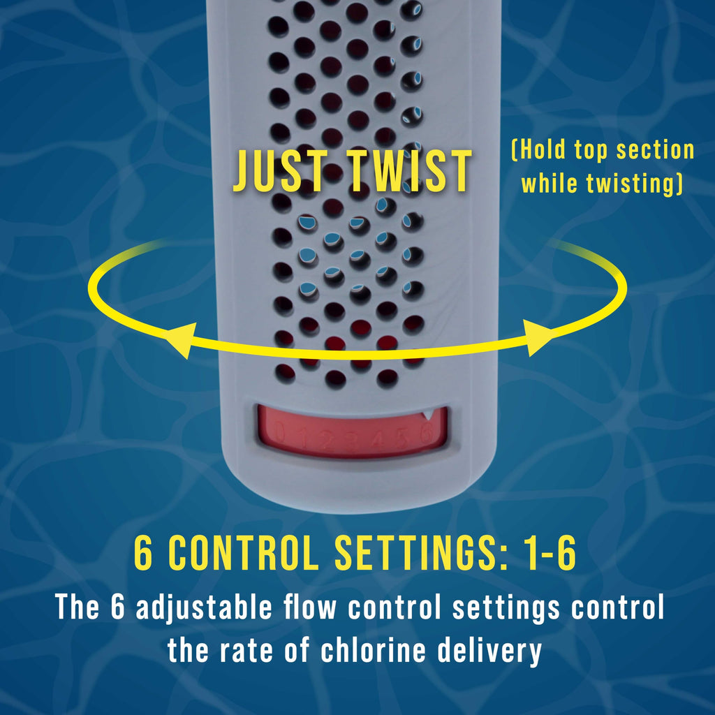 U.S. Pool Supply Flamingo Floating Spa, Hot Tub & Small Pool Chlorine and Bromine Dispenser - Holds 1" Tablets, 6 Flow Level Control Settings - Fun Pink Animal Floater, Adjustable Balanced Delivery