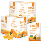 Ener-C Sugar Free Multivitamin Drink Mix - Vitamin Powder for Water, Electrolytes Powder No Sugar, Hydration Boost Packets, Zero Sugar, Vitamin C & B12 Supplement Liquid Mix - Orange, 60 Count