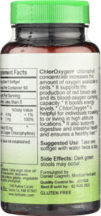 Herbs Etc. ChlorOxygen Chlorophyll Concentrate - Aids Healthy Blood Circulation - High-Altitude Environment Support - Energy Support - 60 Softgels (60 Servings)