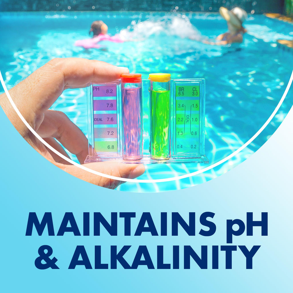ARM & HAMMER Clear Balance Swimming Pool Alkalinity & pH Maintenance Tablets, White, 1 Pack, 16 Count