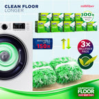 Millifiber Floor Duster Refill 15x8 Inches - Pet Heavy Duty Duster Refill Compatible with All 15x8 Mop Heads, 3-Pack (Mop is Not Included)