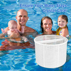 SPX1082CA Skimmer Basket Replacement for Hay-ward Swimming Pool Skimmer, Filter Basket Assembly with Handle Compatible with Aladdin B-152 Hay-ward SPX1082CA SP1082C Select Automatic Skimmers, White