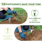 Haliaeetus Bulb Planter Tool, 6 inches Depth Mark Tulip Bulb Planter Tool
