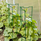 ComfyKit 2 Pack 32 Inch Stacking Tomato Ladders, V-Shape Garden Trellis