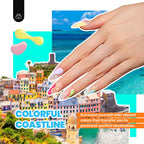 Beetles Gel Nail Polish Set, 53PCS Brown Green Blue Gel Polish Kit