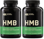Optimum Nutrition HMB 1000 Caps, 1g of Calcium beta-Hydroxy beta-methylbutyrate per Capsule, 90 Capsules, 30 Servings, (Pack of 2)