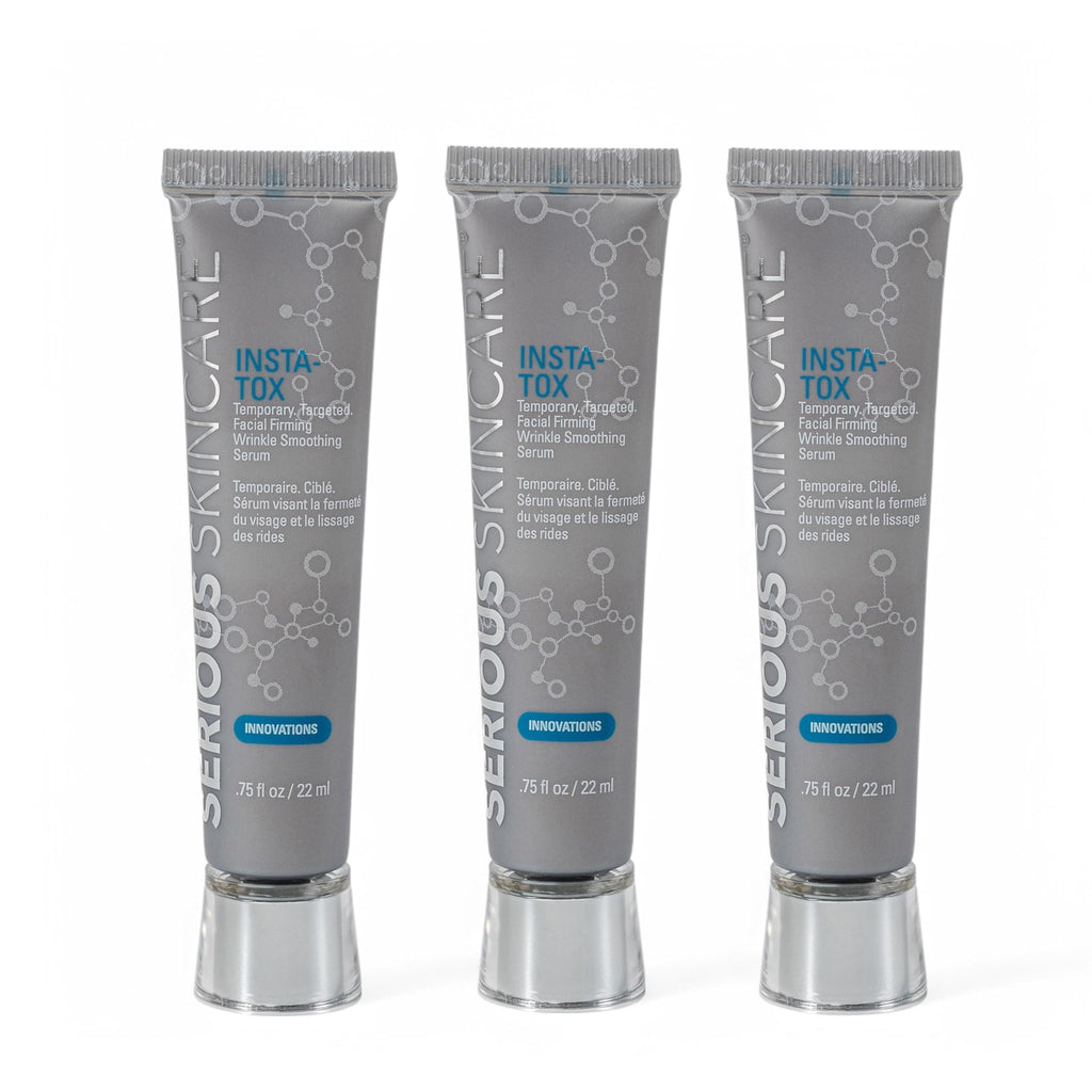 Serious Skincare - IMPROVES the appearance of deep wrinkles, fine lines, under eye bags, crow's feet, forehead and upper eyelid lines.