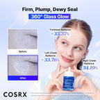 COSRX The Blue Copper Peptide Bakuchiol Serum, Glow & Plumping, 1.69 Fl Oz