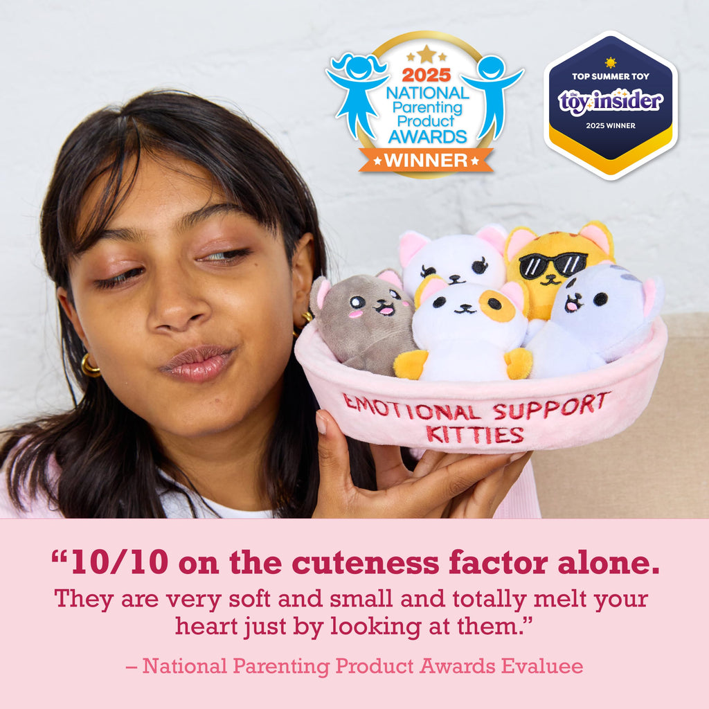 Emotional Support Kitties, Cuddly Stuffed Animals by Relatable